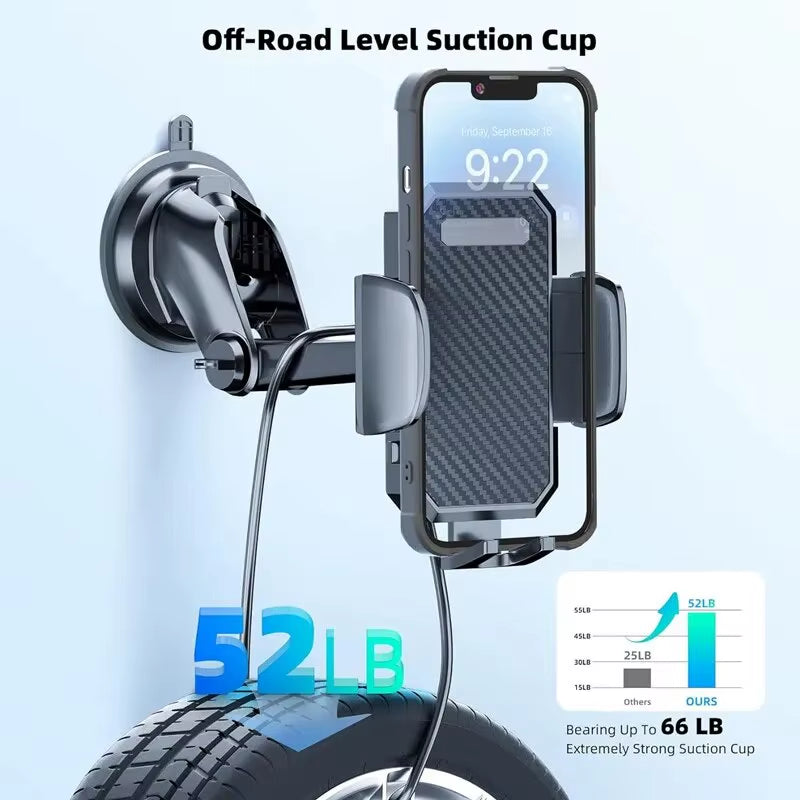 Gravity Expansion Car Phone Holder – Secure, Hands-Free & Adjustable - VOLARA Supply