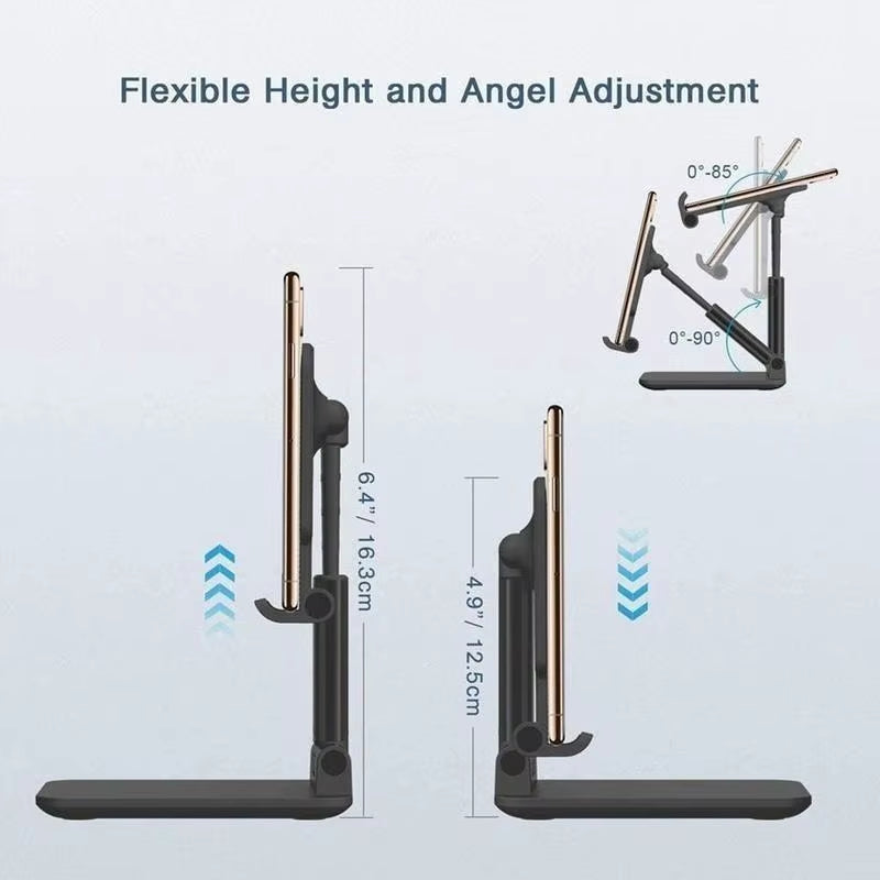 Foldable Desktop Tablet & Phone Holder – Adjustable Stand for Desk - VOLARA Supply