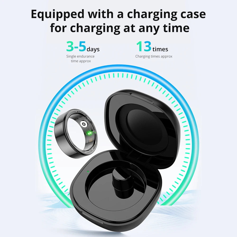 Smooth Titanium Smart Ring – Health & Fitness Tracker - VOLARA Supply