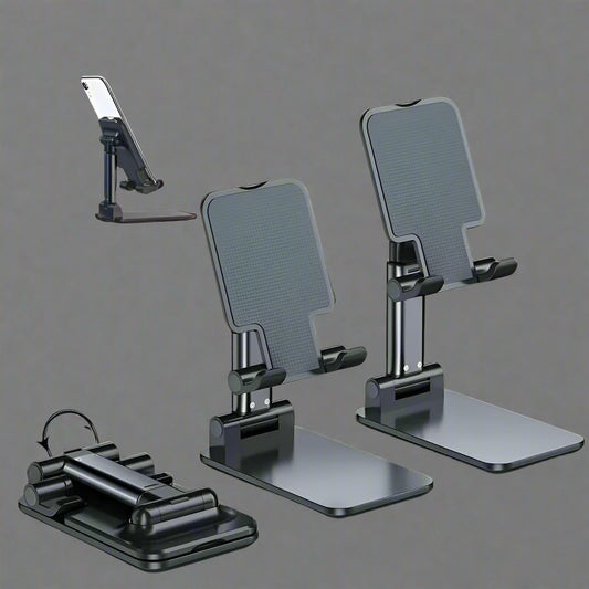 Foldable Desktop Tablet & Phone Holder – Adjustable Stand for Desk - VOLARA Supply