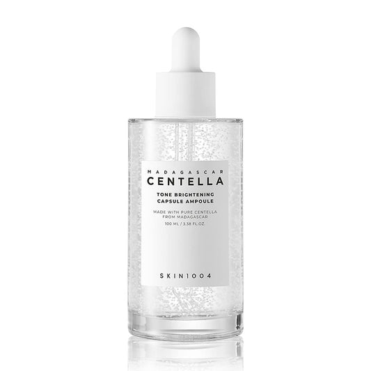 Madagascar Centella Tone Brightening Capsule Ampoule 3.38 Fl.Oz(100Ml) | Calming Moisturizing Brightening | Sensitive Skin