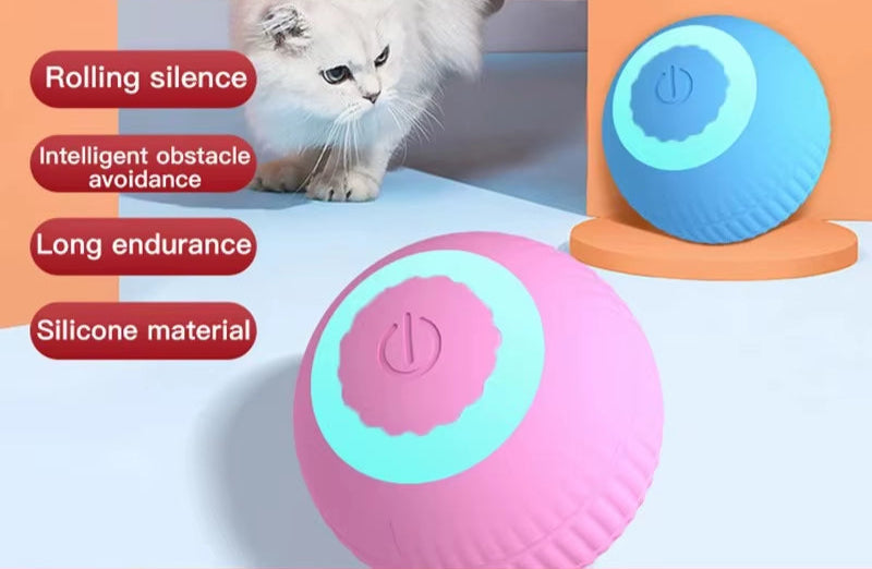 Interactive Electric Cat Ball - Self-Moving Toy for Active Play & Training - VOLARA Supply