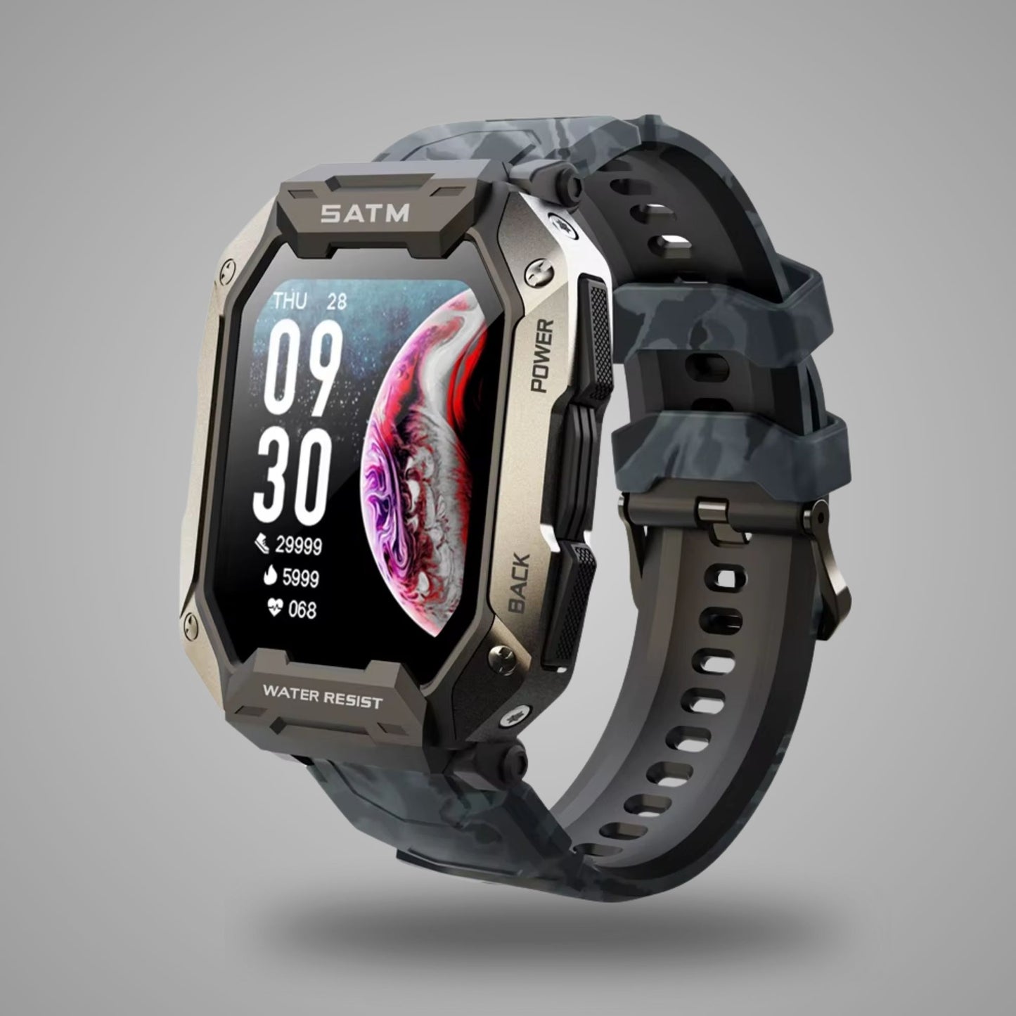 Military Grade Smartwatch | 100+ Sports Modes, Bluetooth Calls, and Comprehensive Health Tracking - VOLARA Supply