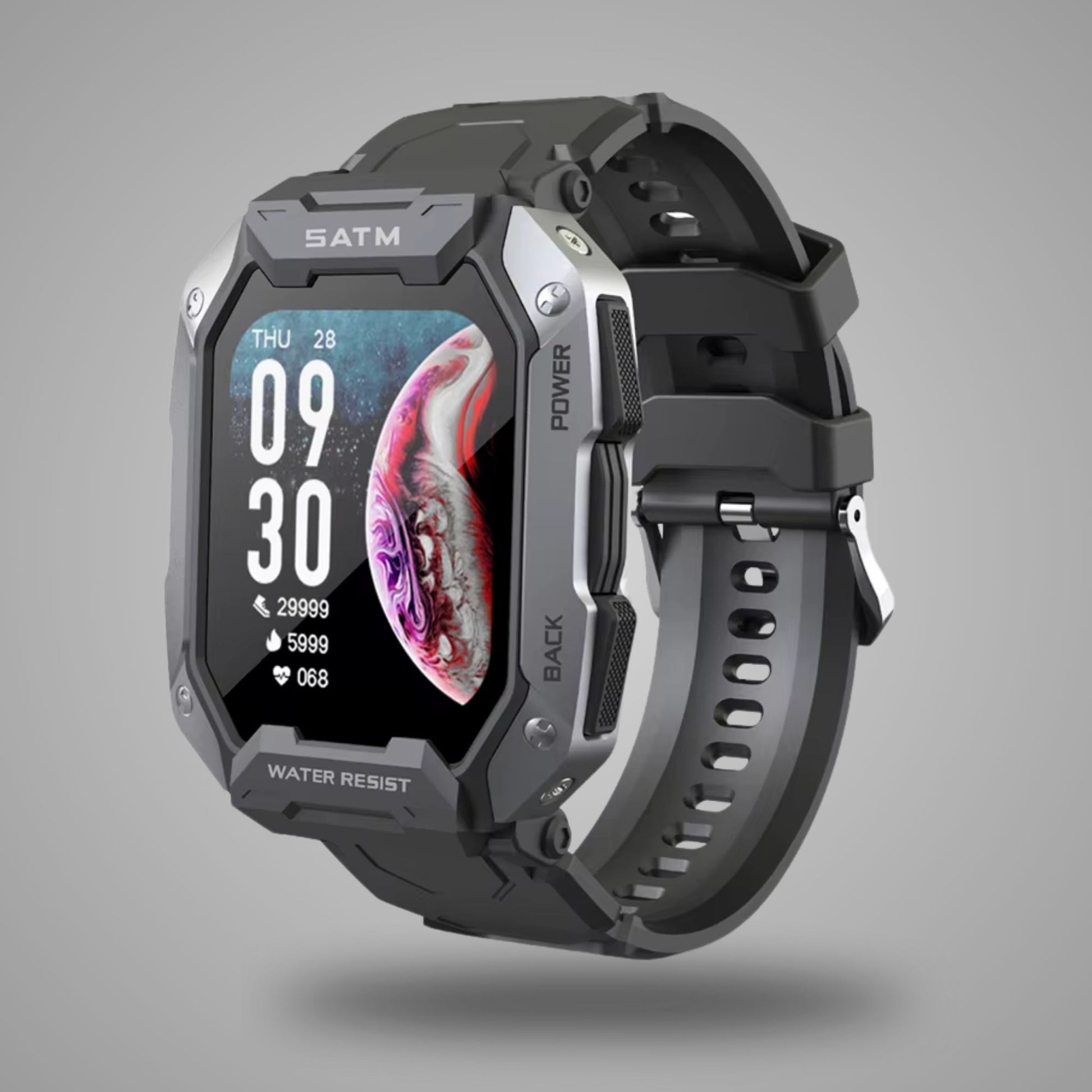 Military Grade Smartwatch | 100+ Sports Modes, Bluetooth Calls, and Comprehensive Health Tracking - VOLARA Supply