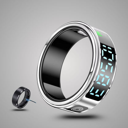 Smart Ring with OLED Display – Fitness & NFC Ready - VOLARA Supply