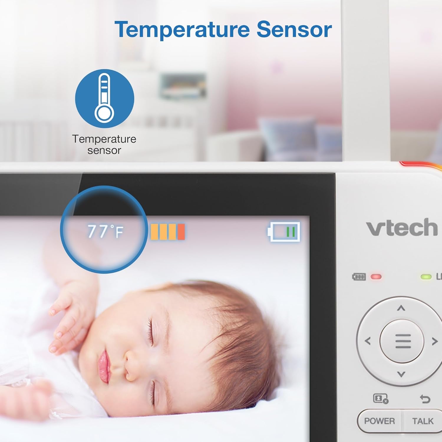 5-Inch LCD Baby Monitor – Clear, Secure, and Reliable Monitoring - VOLARA Supply